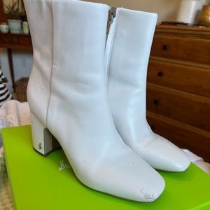 Sam Edelman White Booties